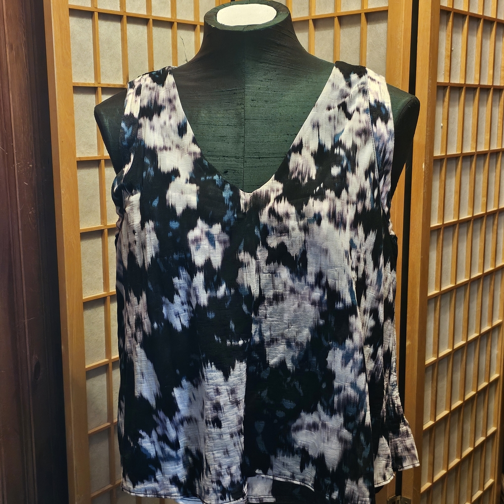 Simply Vera Vera Wang Monochrome Patterned Tank Top